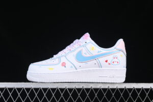 Nike Air Force 1'07 Low Limited Air Force 1 Low Top Casual Skate Shoes Graffiti Hand Painted TY0301-111
