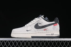 Nike Air Force 1'07 Low Collaboration Grey Air Force 1 Low Top Casual Skate Shoes SJ6698-022