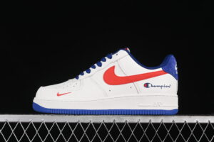 Nike Air Force 1'07 Low Collaboration - Blue White Red Air Force 1 Low Top Casual Skate Shoes KK1988-002