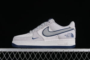 Nike Air Force 1'07 Low CDG Collaboration - Cream Blue Air Force 1 Low Top Casual Skate Shoes HD1968-014