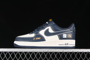 Nike Air Force 1'07 Low Collaboration CDG Blue Air Force 1 Low Top Casual Skate Shoes KK1988-014