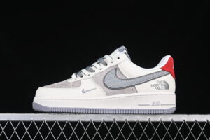 Nike Air Force 1'07 Low Collaboration CDG Cream Red Air Force 1 Low Top Casual Skate Shoes DM6688-049