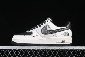 Nike Air Force 1'07 Low Collaboration Black Air Force 1 Low Top Casual Skate Shoes DM6688-005
