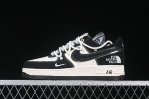 Nike Air Force 1'07 Low Collaboration Black Air Force 1 Low Top Casual Skate Shoes SJ1198-101