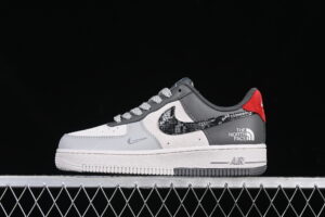 Nike Air Force 1'07 Low Collaboration Cream Grey Black Air Force 1 Casual Skate Shoes Custom DM6688-052