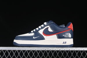 Nike Air Force 1'07 Low Collaboration Blue Red Air Force 1 Low Top Casual Skate Shoes Double Swoosh XS1958-521