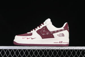Nike Air Force 1'07 Low Collaboration Red Air Force 1 Low Top Casual Skate Shoes KK1988-042