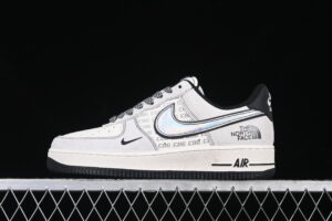 Nike Air Force 1'07 Low Collaboration - Grey Black Low Top Casual Skate Shoes DM6688-007