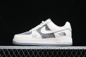 Nike Air Force 1'07 Low Collaboration - Cream White Grey Air Force 1 Low Top Casual Skate Shoes DF0188-014