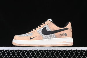 Nike Air Force 1'07 Low Collaboration - Brown Air Force 1 Low Top Casual Skate Shoes KK1988-031