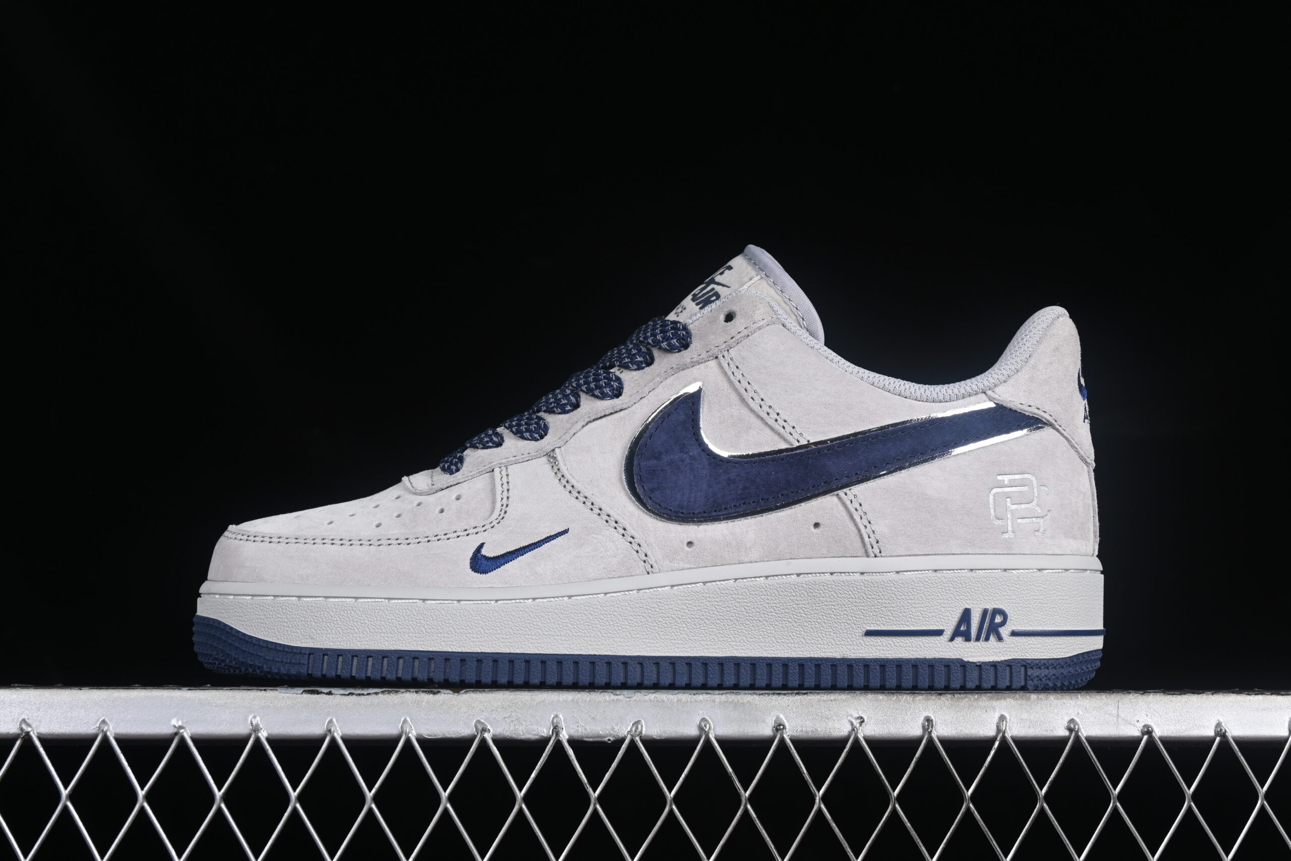 Nike Air Force 1'07 Low Suede Blue Star Pattern Air Force 1 Low Top Sports Casual Skate Shoes Glitter WW5021-626