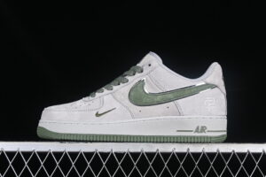 Nike Air Force 1'07 Low Suede Grey Green Star Pattern Air Force 1 Low Top Sports Casual Skate Shoes Glitter WW5021-623