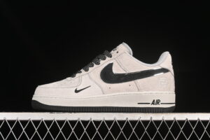 Nike Air Force 1'07 Low Suede Grey Black Star Pattern Air Force 1 Low Top Sports Casual Skate Shoes Glitter WW5021-621