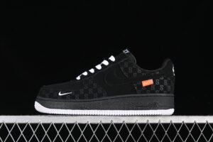 Nike Air Force 1'07 Low Collaboration - Black Air Force 1 Low Top Casual Skate Shoes KK1988-007