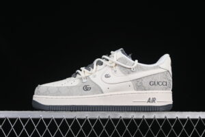 Nike Air Force 1'07 Low Collaboration Grey Air Force 1 Low Top Casual Skate Shoes SJ1198-105