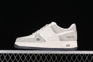 Nike Air Force 1'07 Low Collaboration - Grey Air Force 1 Low Top Casual Skate Shoes BB9577-102