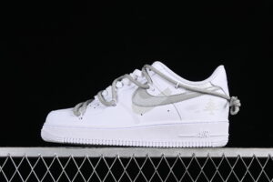 Nike Air Force 1'07 Low Popular Air Force 1 Low Top Casual Skate Shoes Custom Double Swoosh ZH0316-016