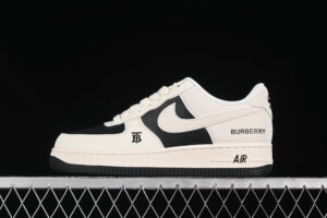 Nike Air Force 1'07 Low Collaboration - Black White Air Force 1 Low Top Casual Skate Shoes BB8588-227
