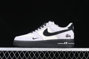 Nike Air Force 1'07 Low Collaboration Black Air Force 1 Low Top Casual Skate Shoes XZ6188-195