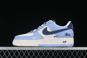 Nike Air Force 1'07 Low Collaboration Blue Air Force 1 Low Top Casual Skate Shoes XS1958-516