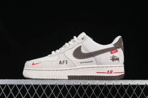 Nike Air Force 1'07 Low Collaboration Cream Air Force 1 Low Top Casual Skate Shoes SJ6698-025