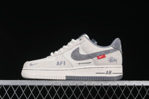 Nike Air Force 1'07 Low Collaboration Cream Grey Air Force 1 Low Top Casual Skate Shoes SJ6698-024