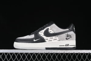 Nike Air Force 1'07 Low Collaboration Black Air Force 1 Low Top Casual Skate Shoes CH6336-518