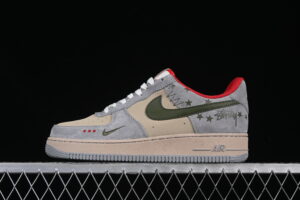 Nike Air Force 1'07 Low Collaboration Green Air Force 1 Low Top Casual Skate Shoes KK1988-034