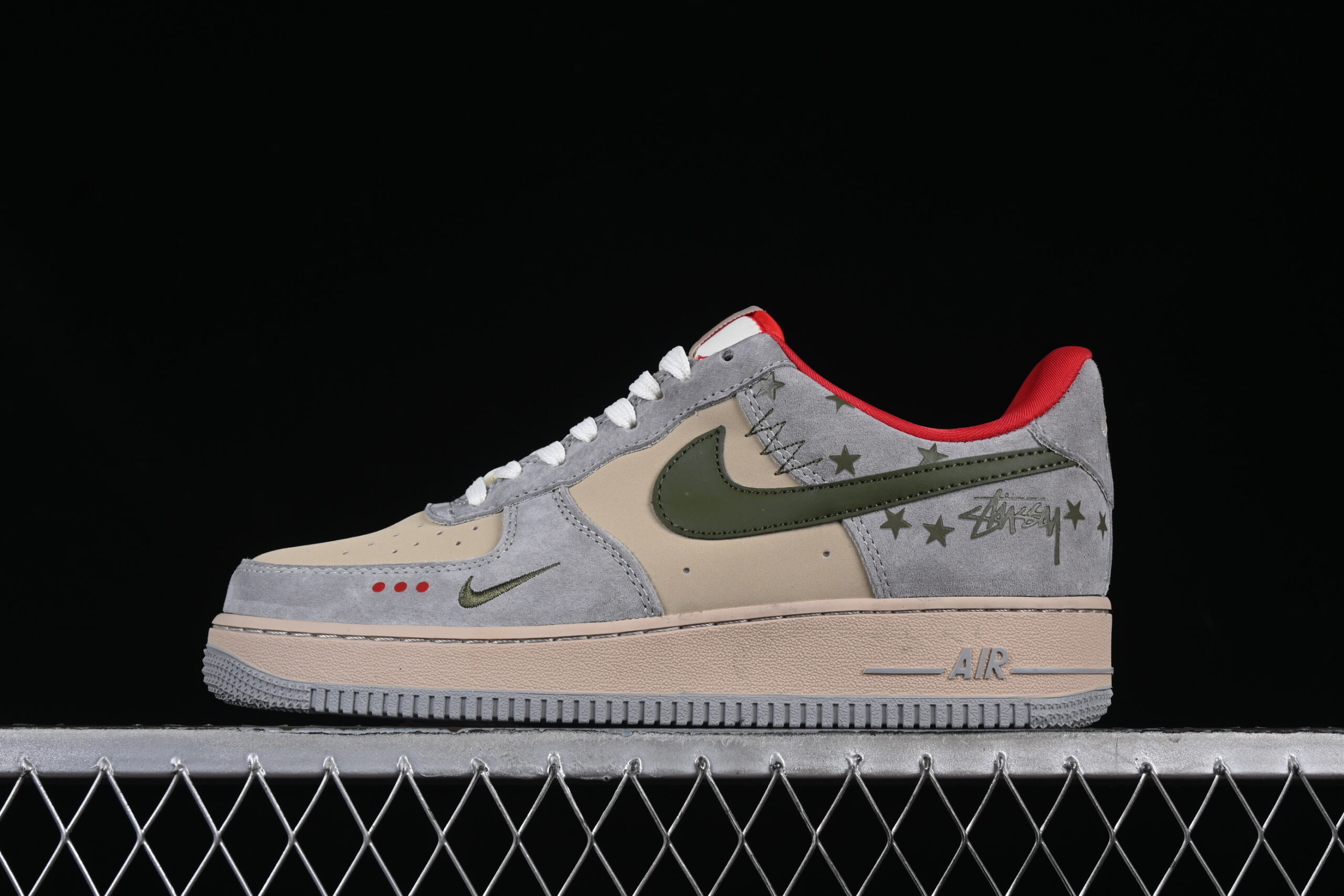 Nike Air Force 1'07 Low Collaboration Green Air Force 1 Low Top Casual Skate Shoes KK1988-034