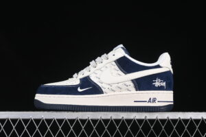 Nike Air Force 1'07 Low Collaboration Blue White Air Force 1 Low Top Casual Skate Shoes XZ6188-673