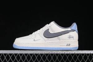 Nike Air Force 1'07 Low Collaboration Cream Grey Blue Air Force 1 Low Top Casual Skate Shoes XS1958-517
