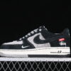 Nike Air Force 1'07 Low Collaboration Black Grey Air Force 1 Low Top Casual Skate Shoes SJ6698-017