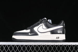 Nike Air Force 1'07 Low Collaboration Black White Air Force 1 Low Top Casual Skate Shoes XZ6188-081