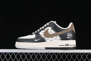 Nike Air Force 1'07 Low Collaboration Black Air Force 1 Low Top Casual Skate Shoes CH6336-519