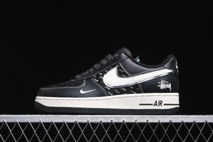 Nike Air Force 1'07 Low Collaboration - Black Air Force 1 Low Top Casual Skate Shoes XZ6188-311