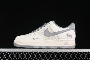 Nike Air Force 1'07 Low Collaboration - Grey Air Force 1 Low Top Casual Skate Shoes XZ3328-005