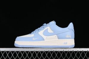 Nike Air Force 1'07 Low Collaboration - Blue Air Force 1 Low Top Casual Skate Shoes BB9599-201