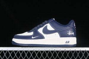 Nike Air Force 1'07 Low Collaboration - Blue Air Force 1 Low Top Casual Skate Shoes AE1686-102