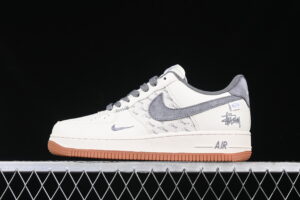Nike Air Force 1'07 Low Collaboration - Grey Air Force 1 Low Top Casual Skate Shoes XZ6188-256