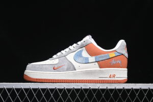 Nike Air Force 1'07 Low Collaboration - Grey Brown Air Force 1 Low Top Casual Skate Shoes KK1988-025