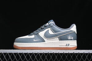 Nike Air Force 1'07 Low Collaboration - Grey White Air Force 1 Low Top Casual Skate Shoes XZ9688-101