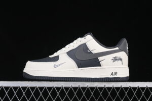 Nike Air Force 1'07 Low Collaboration - Cream Grey Air Force 1 Low Top Casual Skate Shoes KK1988-037