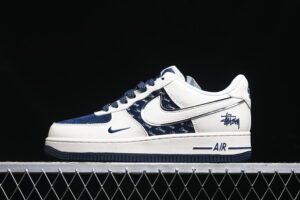 Nike Air Force 1'07 Low Collaboration - Cream White Black Air Force 1 Low Top Casual Skate Shoes XZ6188-728