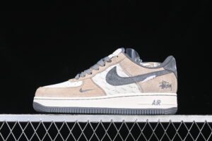 Nike Air Force 1'07 Low Collaboration - Brown Air Force 1 Low Top Casual Skate Shoes XZ6188-888