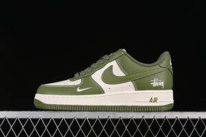 Nike Air Force 1'07 Low Collaboration - Green Air Force 1 Low Top Casual Skate Shoes BB5353-515