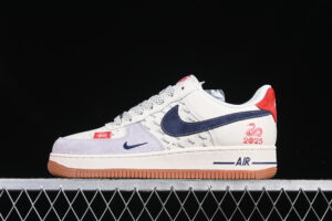 Nike Air Force 1'07 Low Collaboration Limited Red Air Force 1 Low Top Casual Skate Shoes Year of the Snake XS1958-502