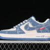 Nike Air Force 1'07 Low Collaboration - Blue Air Force 1 Low Top Casual Skate Shoes SJ6698-003