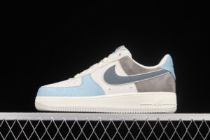 Nike Air Force 1'07 Low Grey Blue Colorway Air Force 1 Low Top Casual Skate Shoes LZ6699-523