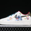 Nike Air Force 1'07 Low Air Force 1 Low Top Casual Skate Shoes Custom Edition Graffiti DM0970-132