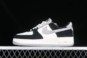 Nike Air Force 1'07 Low Grey Black Suede Air Force 1 Low Top Casual Skate Shoes AV0383-233
